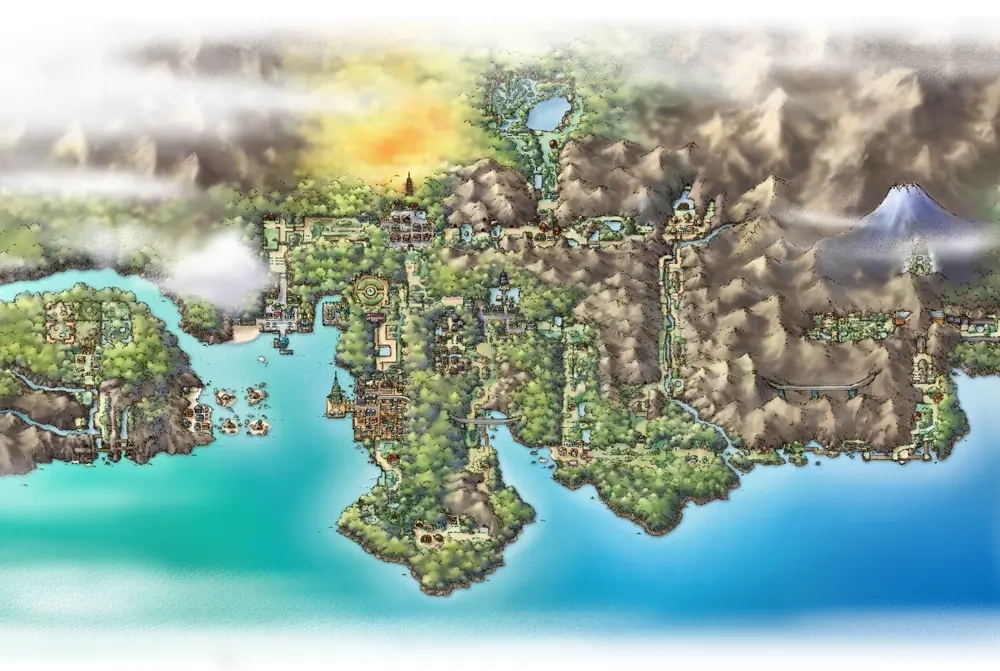 region map Artwork - heartgold-soulsilver